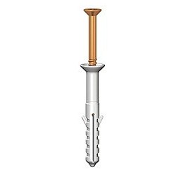 Nail anchor (screw included)