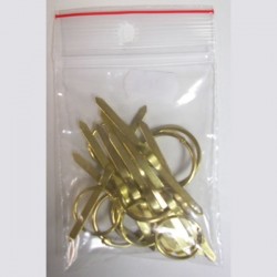 Bag of 10 lace-up rings