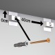 CLICK RAIL WHITE 200 CM