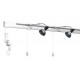 Combi Rail Pro Light – hanging rail with picture lighting