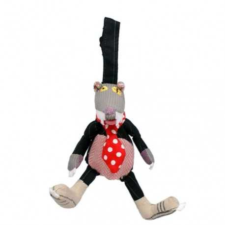 Peluche doudou Déglingos mini Bigbos le le loup