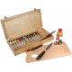 Coffret bois de couleurs à l'huile Super-fines Georgian