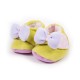 Les tchikis chaussons bébé, nouveau né, motif rose pâle