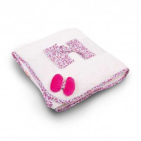 Les Tchiki Plaids pour nouveau né motif petite fraise