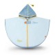 Cape de bain à broder pour enfant, dragon bleu