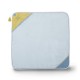 Carré de bain personnalisé pour bébé, nouveau né couleur bleu / vert