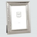 Hammered silver picture frame