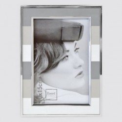Cadre photo bandes grises