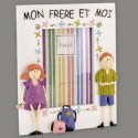 Cadre photo enfant, "mon frère et moi"