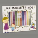 Cadre photo garçon "ma mamie et moi"