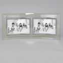 Double curved glass photo frame