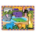 Large wooden puzzle for children