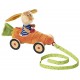 Voiture à tirer, pour les bébés et les tout-petits jusqu'à 24 mois