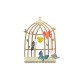 3 cages à oiseaux à décorer, coffret créatif