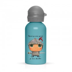 Gourde pour enfants en acier inoxydable et polypropylène