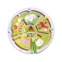 Children's magnetic labyrinth game