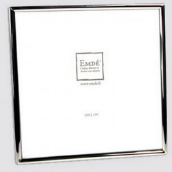 Square photo frame with silver ring
