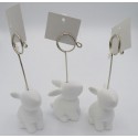 3 Rabbit shaped photo clips