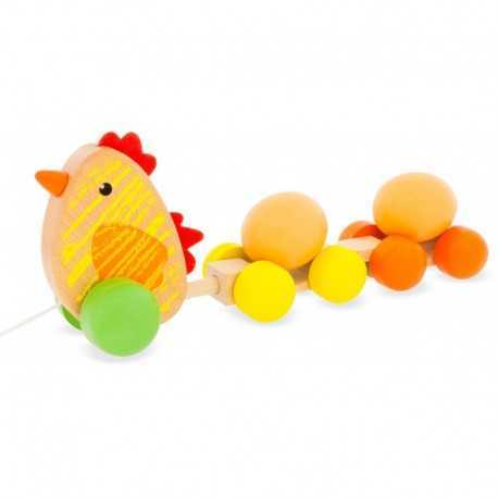 La poule à traîner, chariot pour enfant