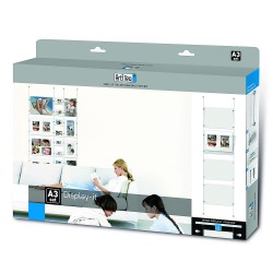 Box display it E-clip A3, all in one kit for showcase display