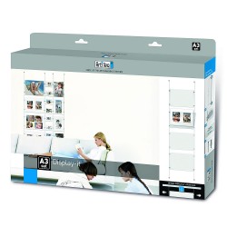 Box display it E-clip A3, kit tout en un pour affiche vitrine