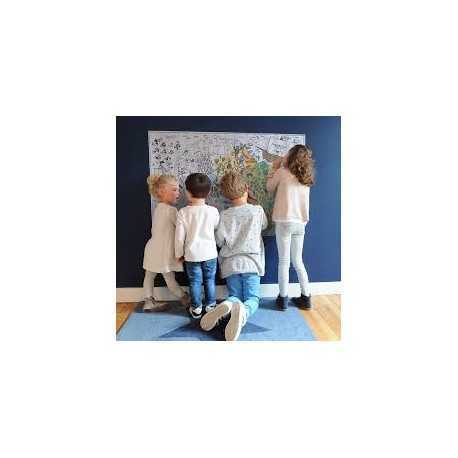 Poster papier à colorier pour enfants. Poster Anniversaire