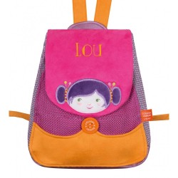Tchiki children's backpack personalized with the child's first name