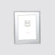 Cadre photo jonc bambou, argent format 15x20