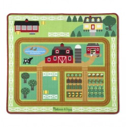 Play mat for children, the rug for the farm and the barnyard
