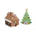 Build your house out of gingerbread and the Christmas tree