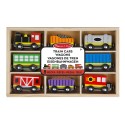 Wooden train and wagons, children's game