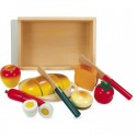 Wooden game, breakfast