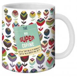 Mug Ma super copine de Puce & Nino by Puce & Nino
