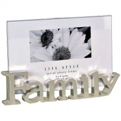 10x15 glass and silver metal photo frame