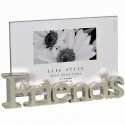 10x15 Friends photo frame glass and silver metal