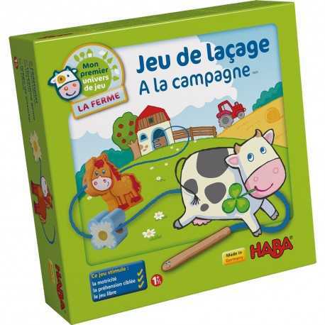 Jeu de motricité pour enfant. A la campagne