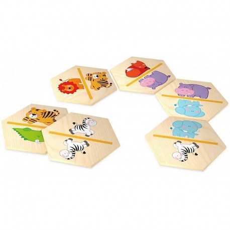 Domino illustré, jeux pour enfant