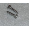 1000 vis à tête plate cruciforme 12 mm diamètre 2 mm