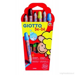 6 crayons de couleur maxi pour les plus petits