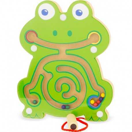 Jeu labyrinthe des animaux, la grenouille