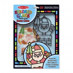 The Santa Claus stained glass window, a game for children