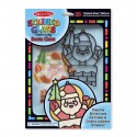 The Santa Claus stained glass window, a game for children
