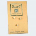 12 magnets, gold color magnets