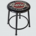 Buick metal stool with seat