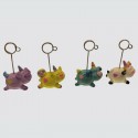 lot of 8 clips pig, cat, dog carries picture, carries menu