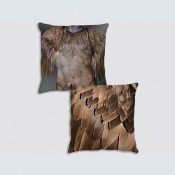 2 Pattern cushions: Feathers