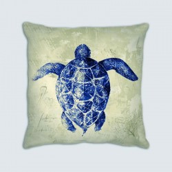 Cushion pattern: Sea, sea turtle