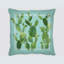 Coussin motif : Vert Cactus
