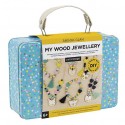Wood jewellery craft kit