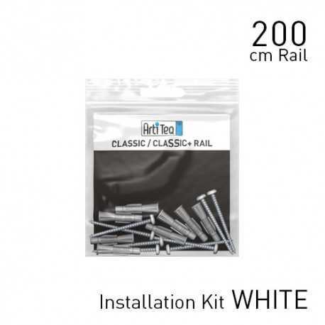 Jeu de montage pour cimaises Classic Rail couleur blanc